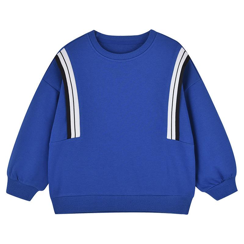 

Дитяча толстовка з капюшоном 2023, осінь, пуловер для хлопчиків, вільна футболка з круглим вирізом 140cm