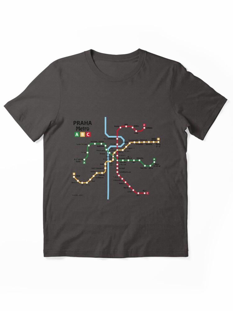 Metro PRAGUE metro network Essential T-Shirt