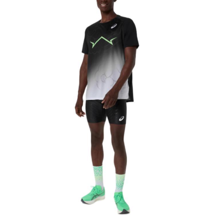Asics Logo Print Short Sleeve T-Shirt Men tops 2091A816-001