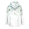 Damen Casual Fashion Foral Printed Langarm Pullover Hoodies Reißverschluss Sweatshirts Mantel