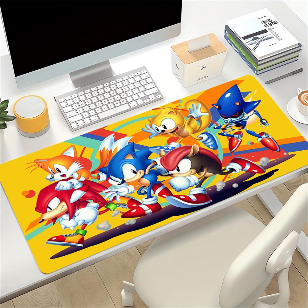 Sonic Heroes Adventure Large Gaming Mouse Pad Nonslip Rubber Base Waterproof Desk Mat For Office Pc Laptop