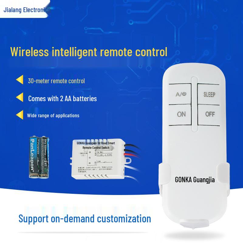 GONKA Smart Wireless Remote Control Switch with 30m Range, 7th Battery-powered. Wireless Remote Switch