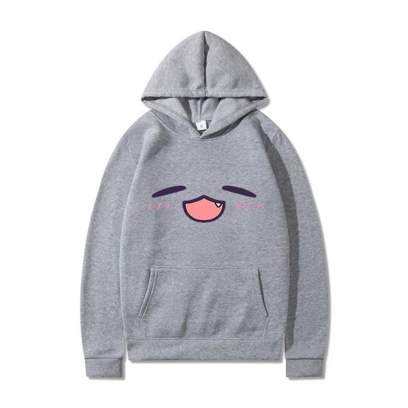 Tako Takodachi Face Hoodies Anime Hololive Hoodies Men's and Women's Sweatshirts