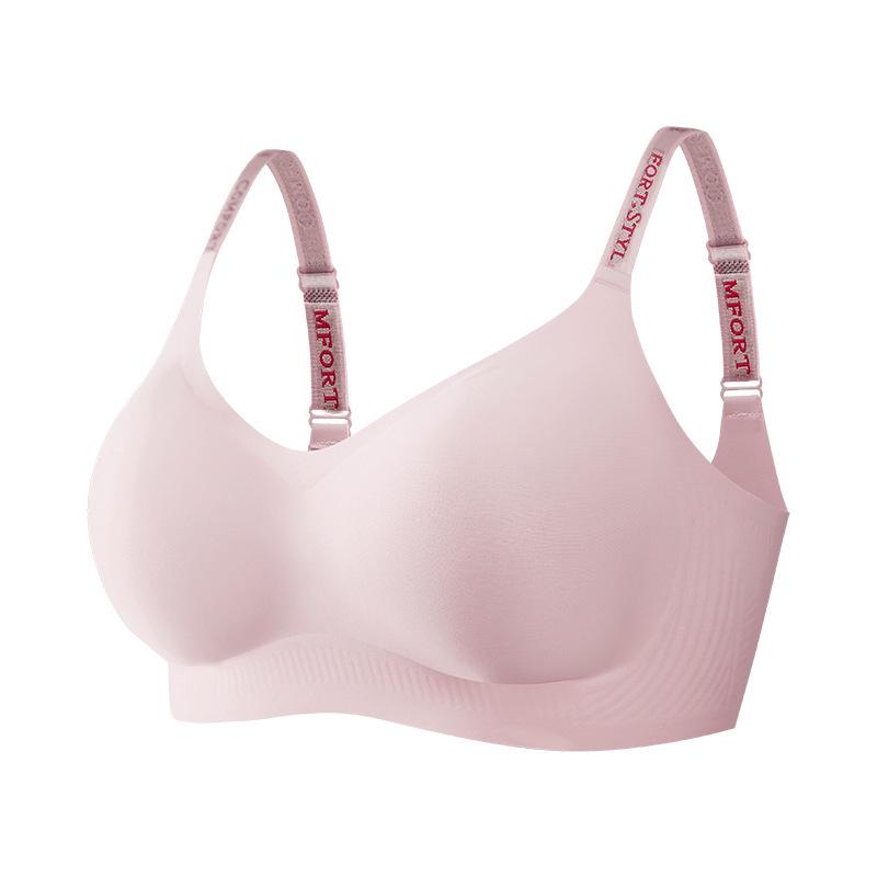 Anti-Gravity Seamless Bra: Wire-Free, Breathable, Lift & Gather for Small Busts M розовый