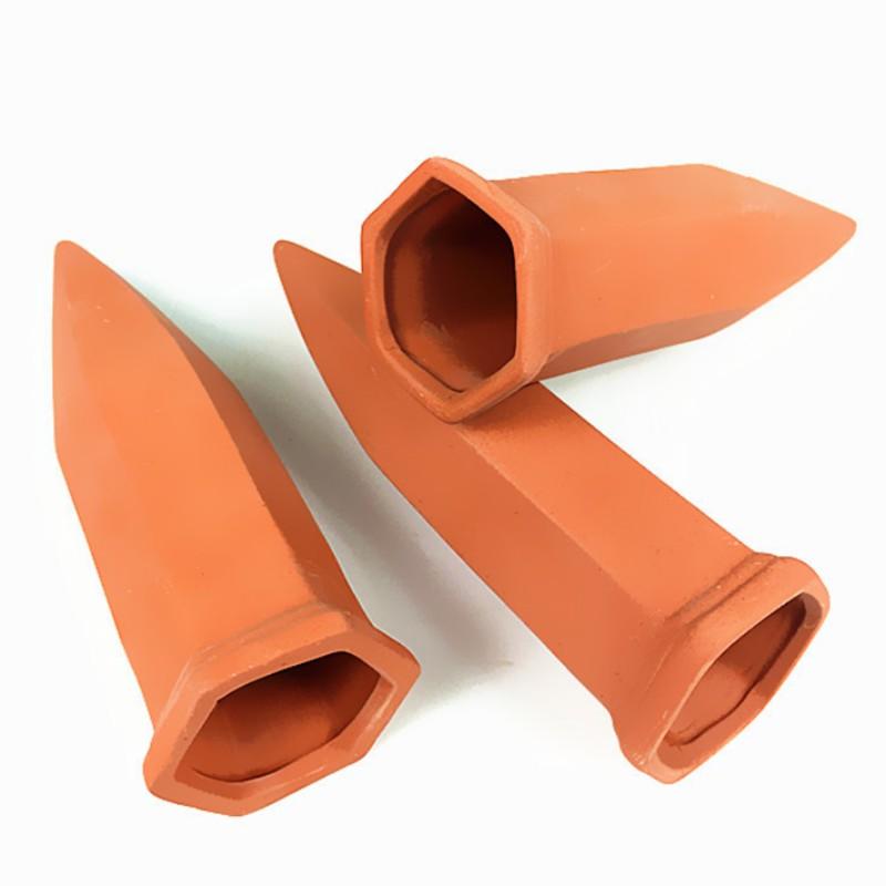 

4 штуки, Колышки для самополива растений, Терракотовые устройства для автоматического полива растений, Система автоматического полива для помещений/улицы красный