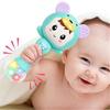 Hand Rattle Music LED Glowing Sand Hammer Soft Teether Development Baby Toy