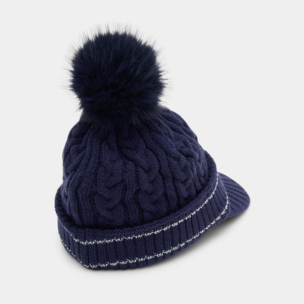Cap Beanie Knit Logo Embroidery with Brim Golf C25291218 [Callaway] Women's