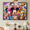 DIY Diamond Painting Mickey Mouse Family Cross Stitch Kit Mosaic Art Diamond Painting Full Circle Diamond Home Decoration