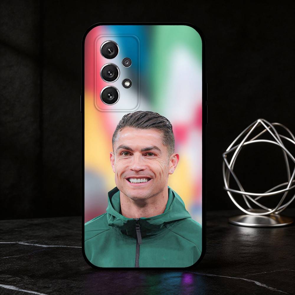 G-Global idol C-CR7 phone Case For Samsung S25,24,21,22,23,30,Ultra,20,Plus,Fe,Lite,Note Soft Black Cover