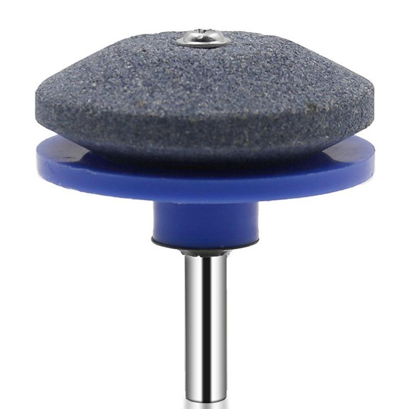 1Pcs Lawn Mower Sharpener Lawnmower Sharpener for Power Hand Drill for Power Hand Drill Knife Sharpening Stone Grindstone