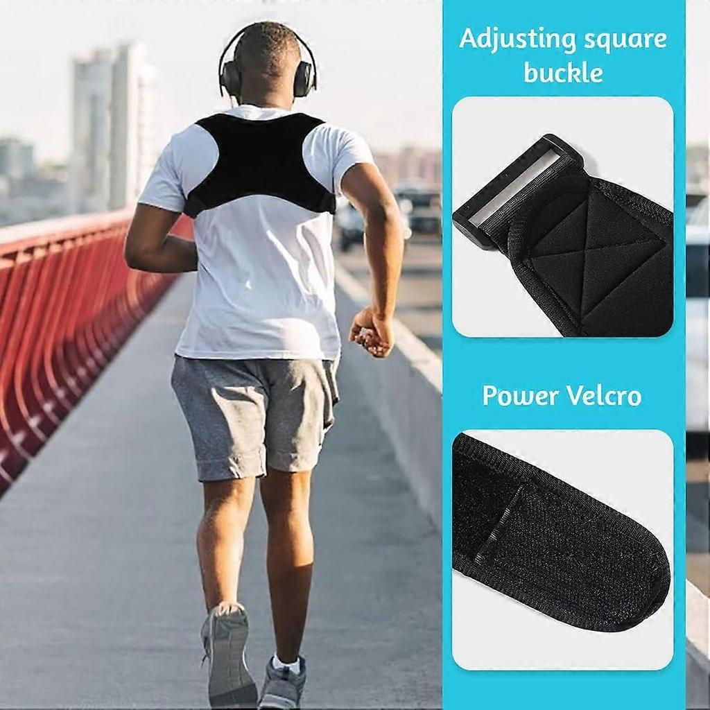 Back Straightener Posture Corrector Adjustable Strap for Men and Women, Comfortable Back Support Belt and Stabilizer