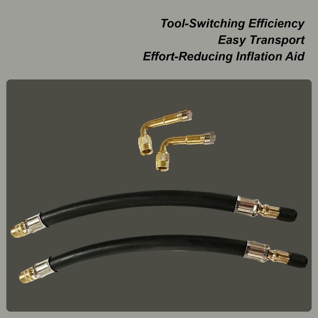 Air Valve Extension Quick-Inflation Flexible Adapter Car Tire Inflation Extension Hose Extender For Bike Scooter Motorcycle Auto