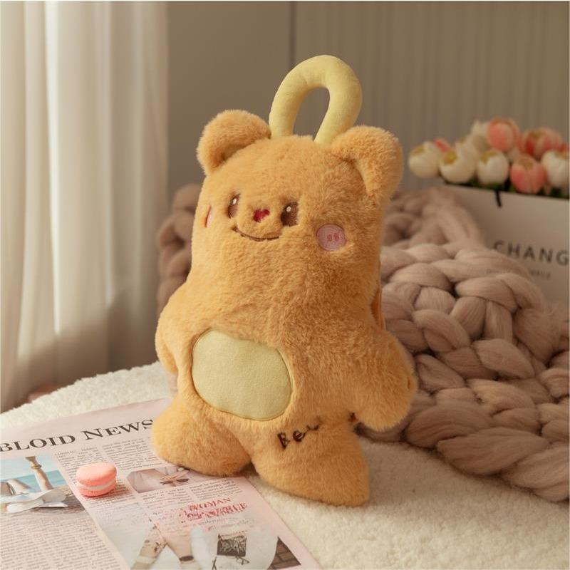 

Детская грелка для зарядки кукла панда грелка для воды двойная плюшевая съемная грелка для рук мультфильм Butter Bear