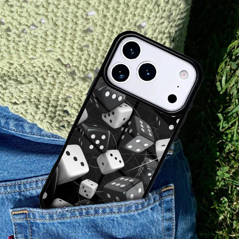 Dices Poker C_asino Phone Case Cover for IPhone 11 12 13 14 15 16e 17 Pro Max Coque for IPhone 17 Air