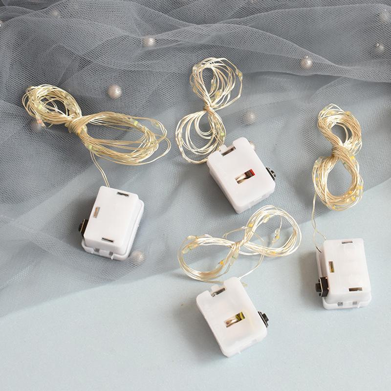 LED Copper Wire Light String Flower Bouquet Decoration Gift Box