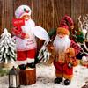 Weihnachten Weihnachtsmann Puppe Ornamente Niedliche Realistische Weihnachtsmann Figur Festliche Feiertagsdekoration für Zuhause Küche Hotel