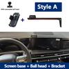 12.3 inch For Hyundai Santa Fe MX5 MK5 2024 2025 2026 Car Display Screen Phone Holder Adjustable Support Mount Auto Accessories
