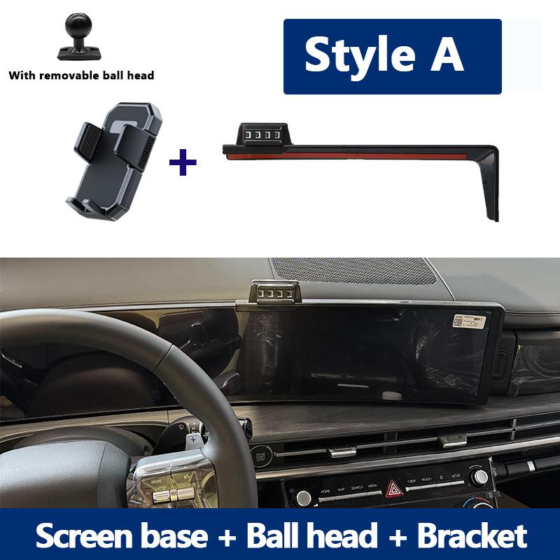 12.3 inch For Hyundai Santa Fe MX5 MK5 2024 2025 2026 Car Display Screen Phone Holder Adjustable Support Mount Auto Accessories