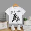 Kids Outdoor Motorcycle Pattern Summer Short Sleeved Baby and Toddler Cotton T-shirt Boys Girls Comfortable Casual Top Cotton T-