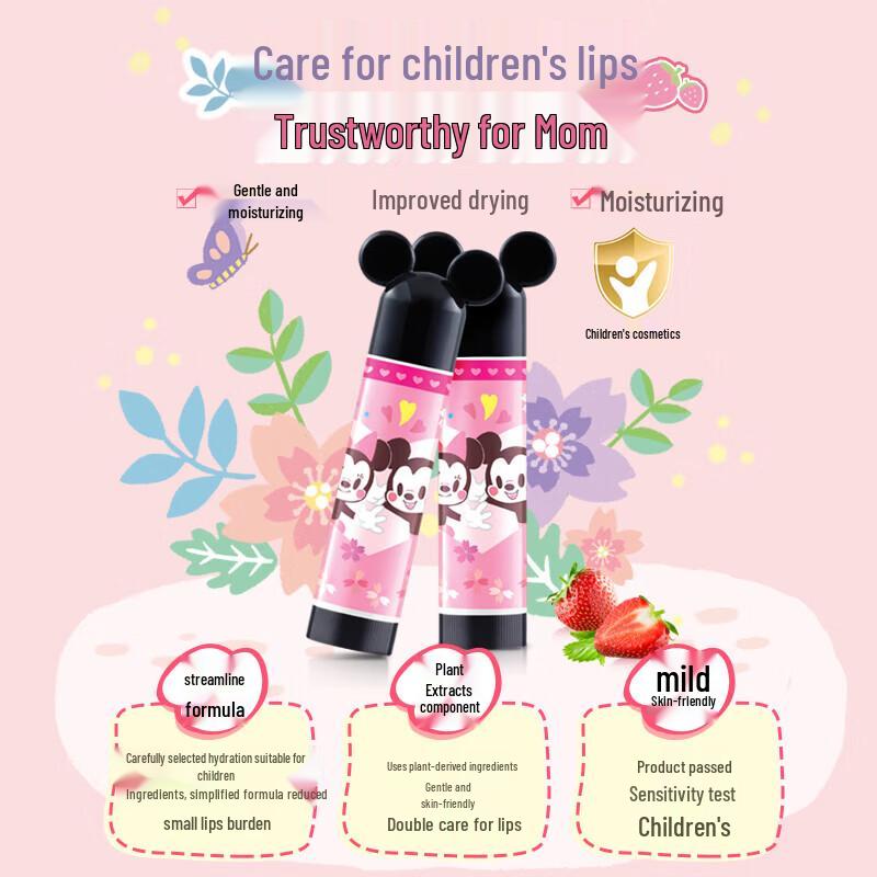 Mentholatum Honey Hand Cream & Strawberry Lip Balm Set