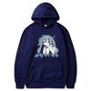 Japonské Anime Dámská Mikina Bavlna Volná Streetwear Ležérní Trička Dlouhý Rukáv Hip-hop Top Dámské Oblečení