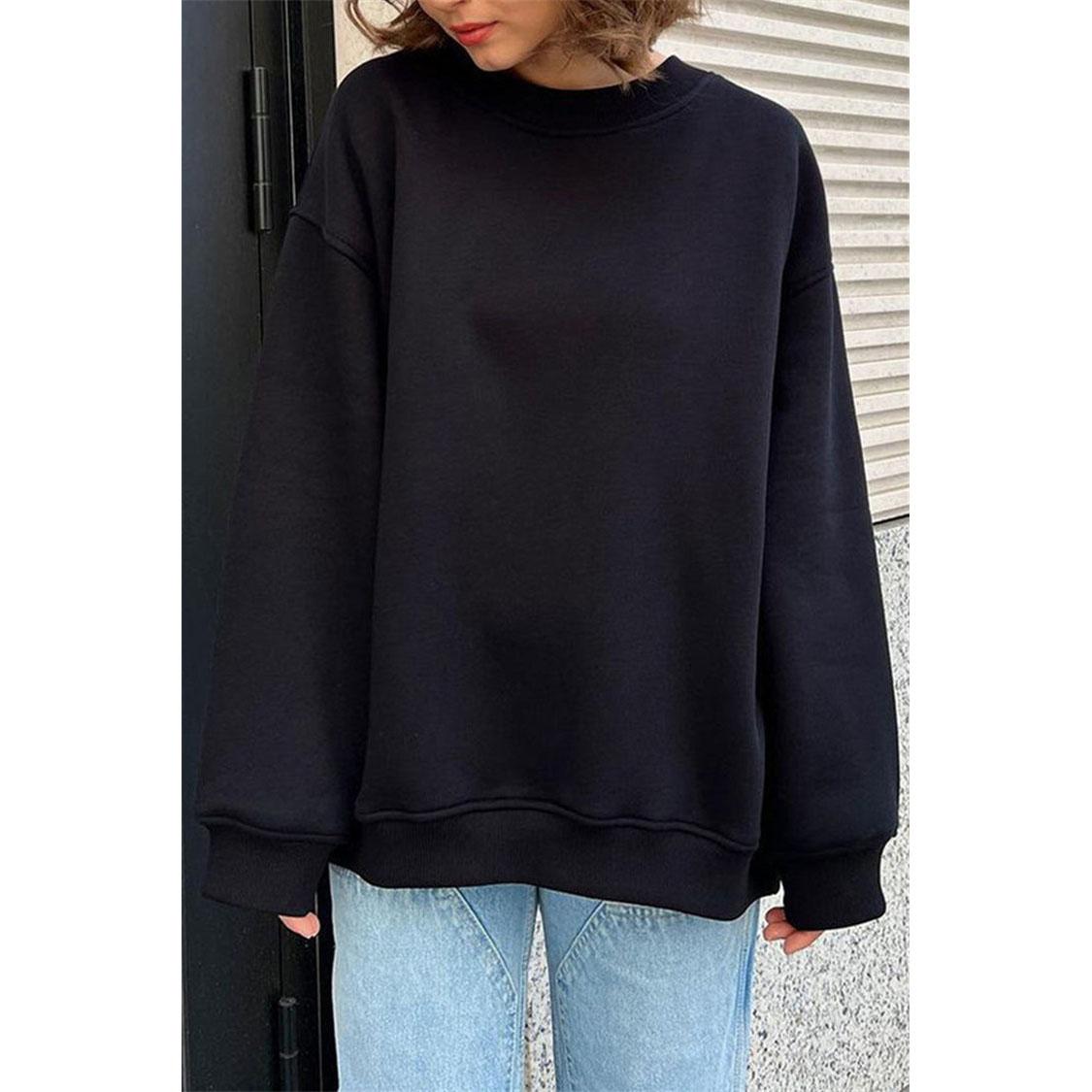 Korean Oversized Hoodies Sweatshirts For Women Autumn Winter Thick Warm Fleece Sweatshirt Girls Streetwear Loose Pullovers Y2k XXL 1969₽