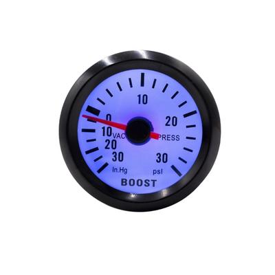 Accuracy Pressure Gauge 52mm ABS Iron Housing Boosts Meter Pressure Monitor Tool for Motorcycle Car Customization