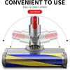 For Dyson V7 V8 V10 V11 V15 Vacuum Head Cleaners Attachments with Dust Detector Light, Soft Roller Cleaner Head Parts