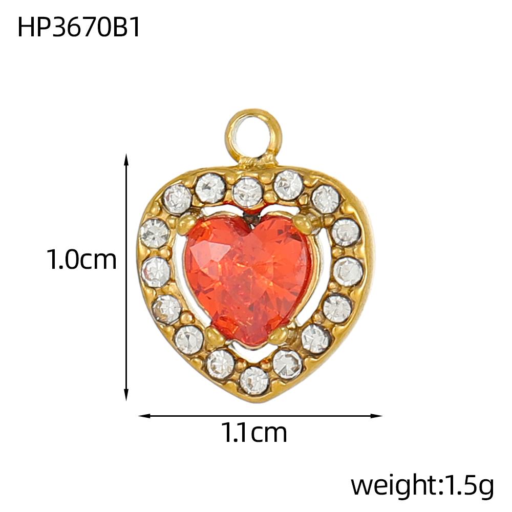 

CARLIDANA Geometric Handmade DIY Pendant Gold Plated Stainless Steel Zircon Waterdrop Pendant Charms Accessories Fashion Jewelry