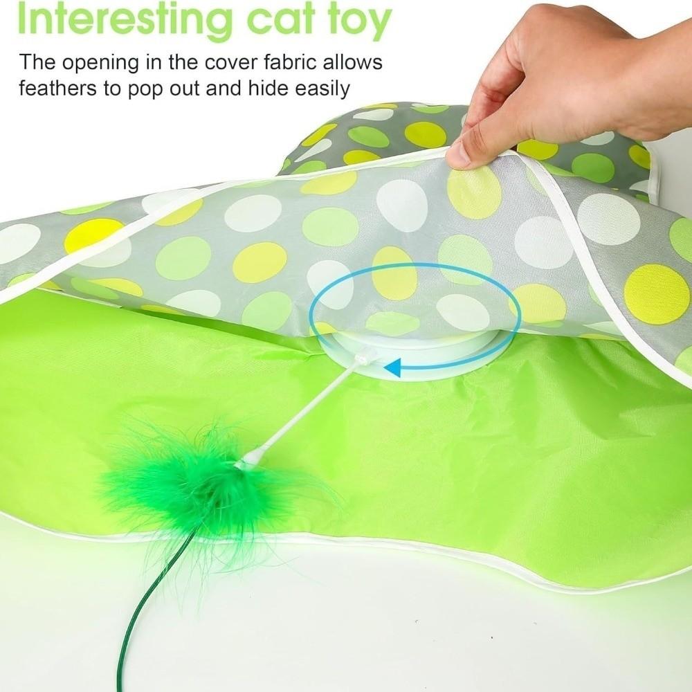 Smart Hide and Seek Cat Toy Motion Activated Interactive Cat Toys Pet Game Cover  Kitten Teaser