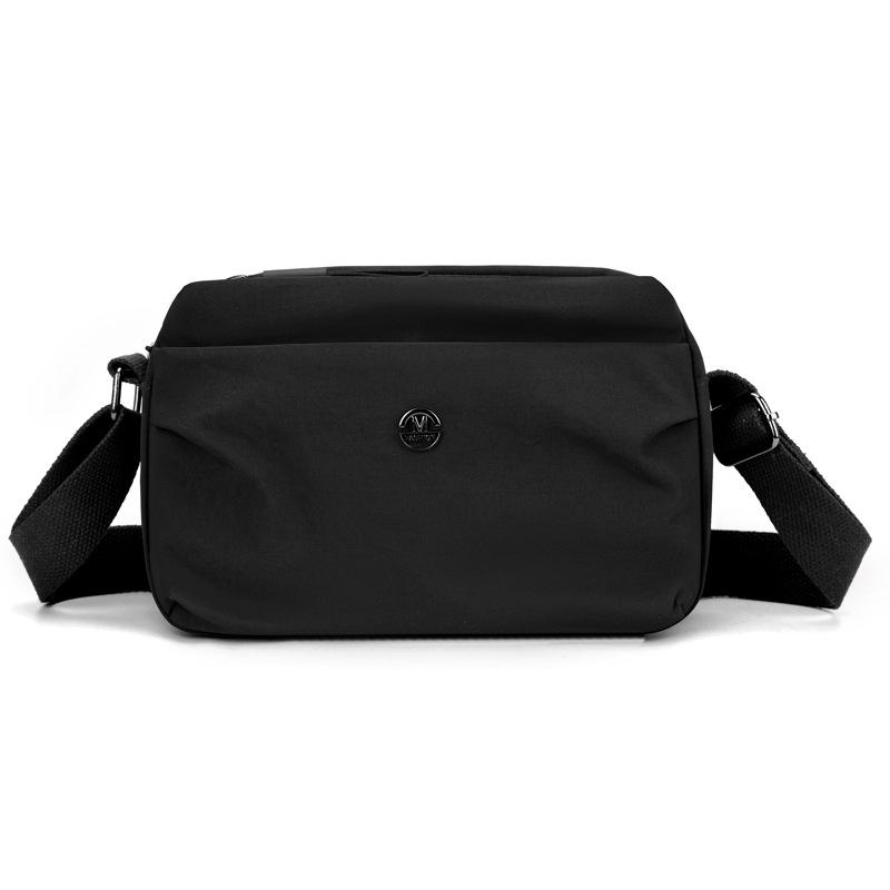Stylish and versatile women's messenger bag trendy and casual multi-compartment nylon bag lightweight and simple shoulder small square bag