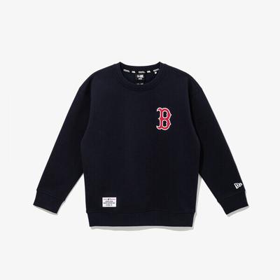 New Era Boston Red Sox Basic Embroidery Sweatshirt Ultra Navy