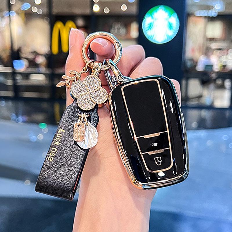 Toyota Key Case for Camry, RAV4, Wildlander, Levin, Crown, Lu Fang - Suitable Keychain Bag for Men and Women.