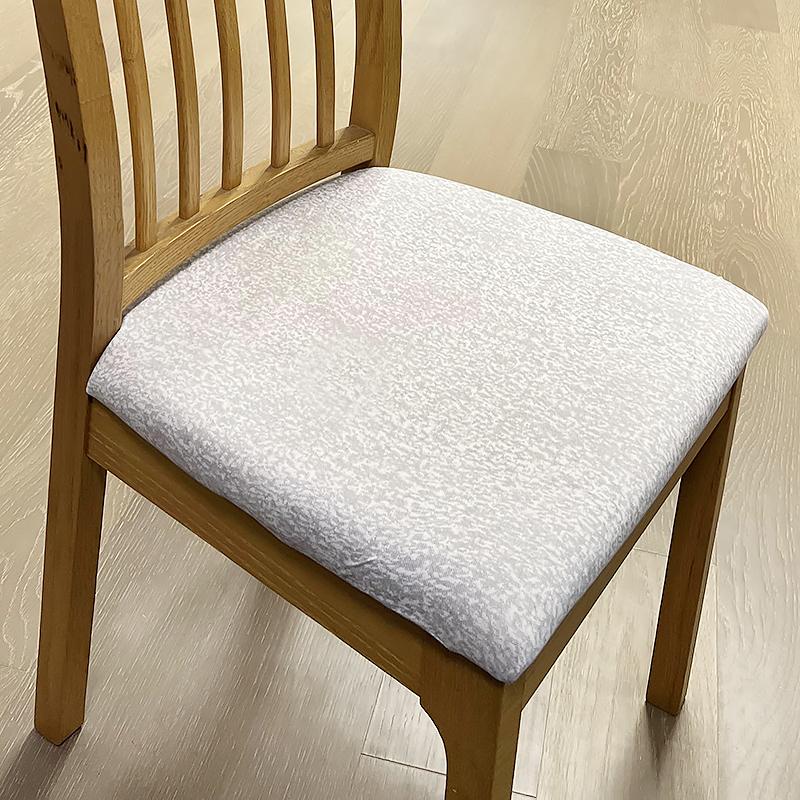 Potahy na židle do jídelny Strečový potištěný potah na jídelní židli Polstrovaný sedák na židli Slipcovers pro kuchyň, kancelář 1 ks