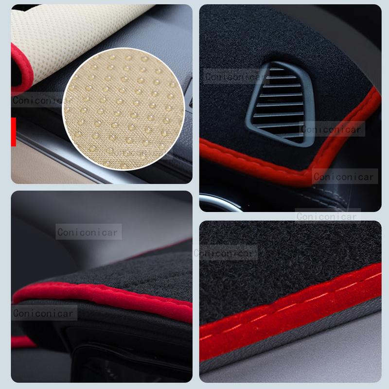For MG HS 2025 Car Dashboard Avoid Light Pad trument Platform Desk Cover Mats Carpets Anti-UV Accessories