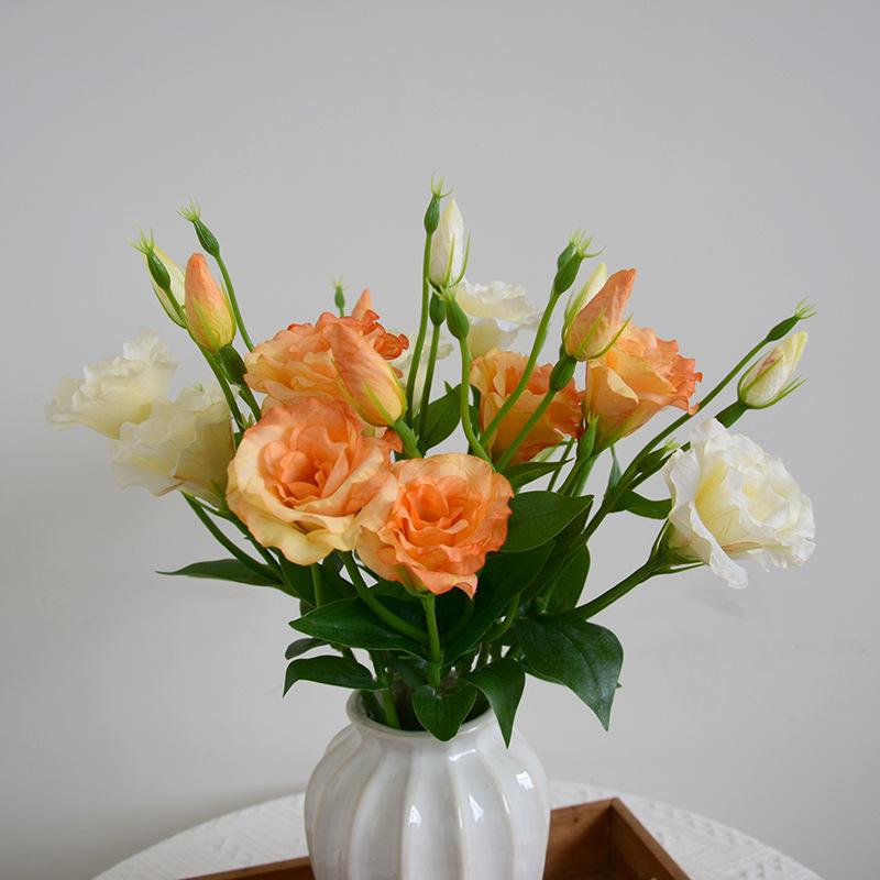 Silk Eustoma: Elegant Artificial Flowers for Home, Dining, and Wedding Décor
