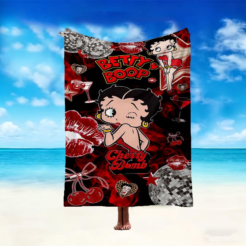 Soft Betty Boop Blanket Perfect for Snuggling Up On the Sofa, Ideal for Cozying Up In the Bedroom