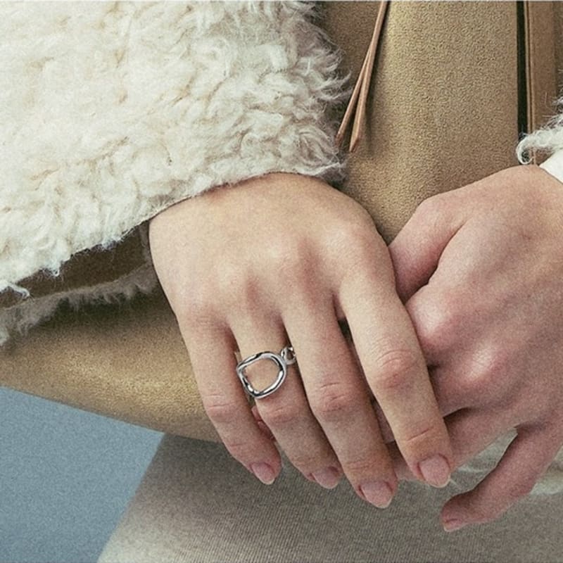 Dana Burton Hollow Link Symphony Open Ring