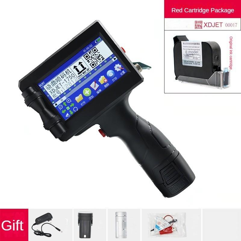 Intelligent Production Date Batch Number Handheld Inkjet Printer Portable Small Coding Label Machine