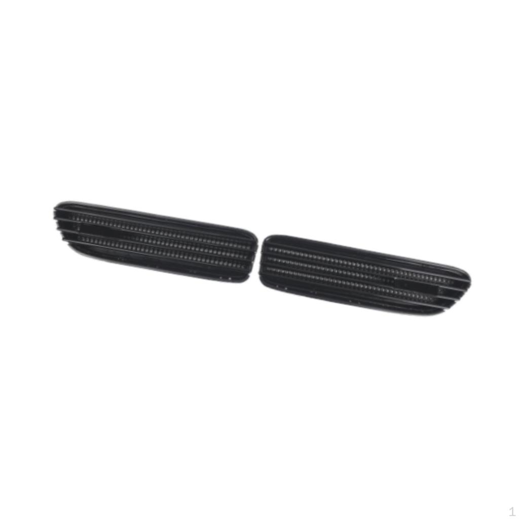Side Fender Grille Set Directly Replace 51137895914 Spare Part Easy Installation Glossy Black Air