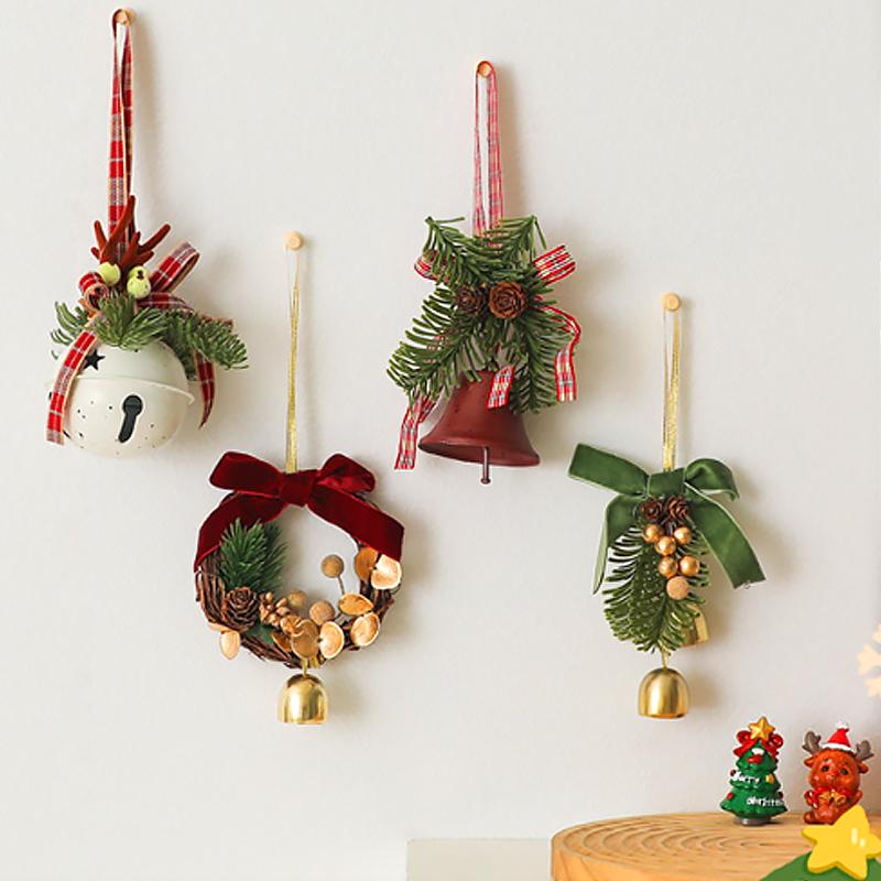 Christmas Deer Antler Design Home Decoration Pendant Wall Hanging Christmas Decorations Xmas Atmosphere 20cm