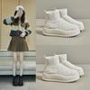 2024 Women's Plus Velvet High-Top Snow Boots - Warm, Trendy Korean Style, Casual Winter Footwear