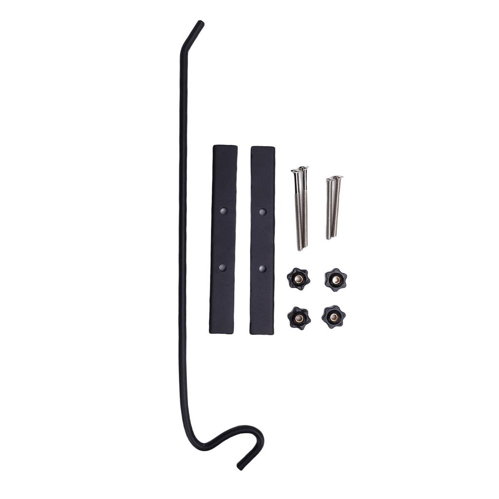 Deck Bird Feeder Hanger Heavy Duty Steel 360 Degree Rotating Hook Extension Pole for Flower Basket Decorative Light