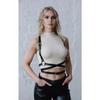 Fashion Belt Street Style Pu Leather Chest Harness Belt Punk Suspenders Decorative Waistband Gothic Clothing Accessories Women