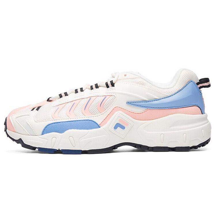 Fila Predator 1 Low Top Sports Casual Shoes Women Sneaker White Blue Pink F12W031110FSV