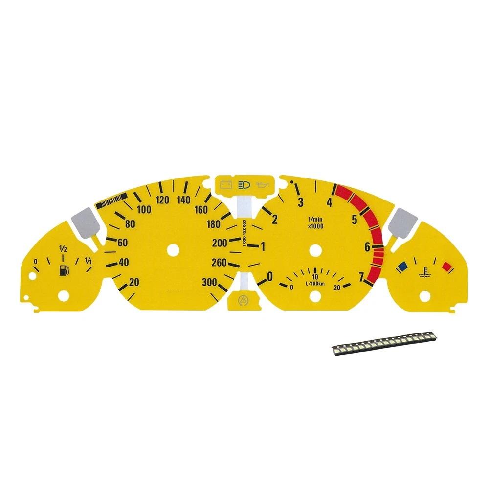 300KM/H Gauge Face Overlay for BMW