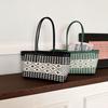 Hollow Out Weave Bag Bohemian Style Plastic Handbag Casual PVC Vegetable Basket Bag  Holiday