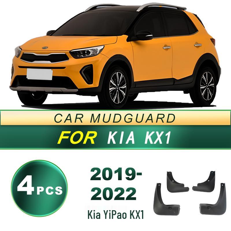 Kia Picanto KX1 (2019-2022) Soft Rubber Mud Flaps for Tire Protection.
