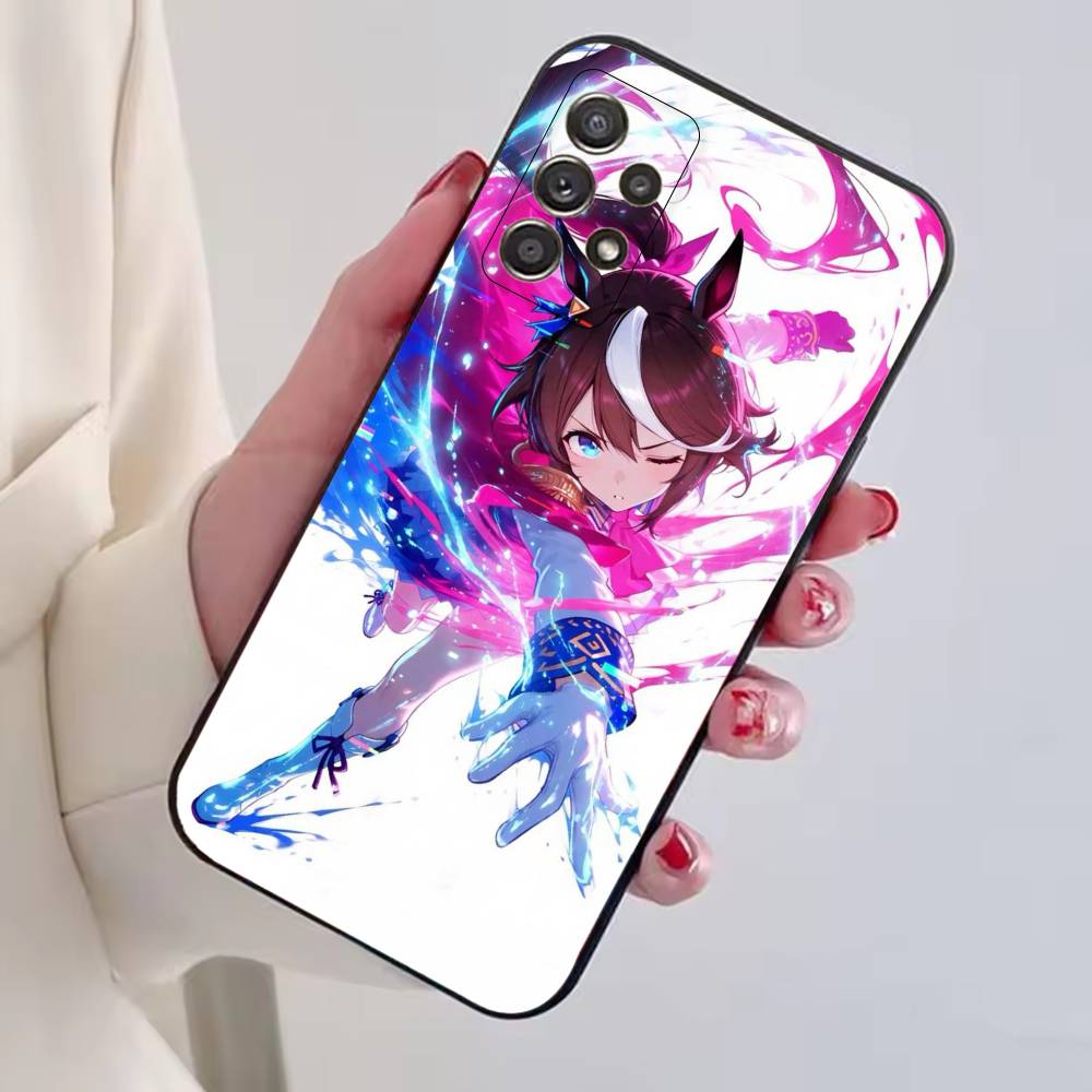

Anime U-UmamusumeTokai Teio Phone Case For Samsung S25,S24,S21,S22,S23,S30,Ultra,S20,Plus,Fe,Soft Silicone Black Cover Samsung S225G