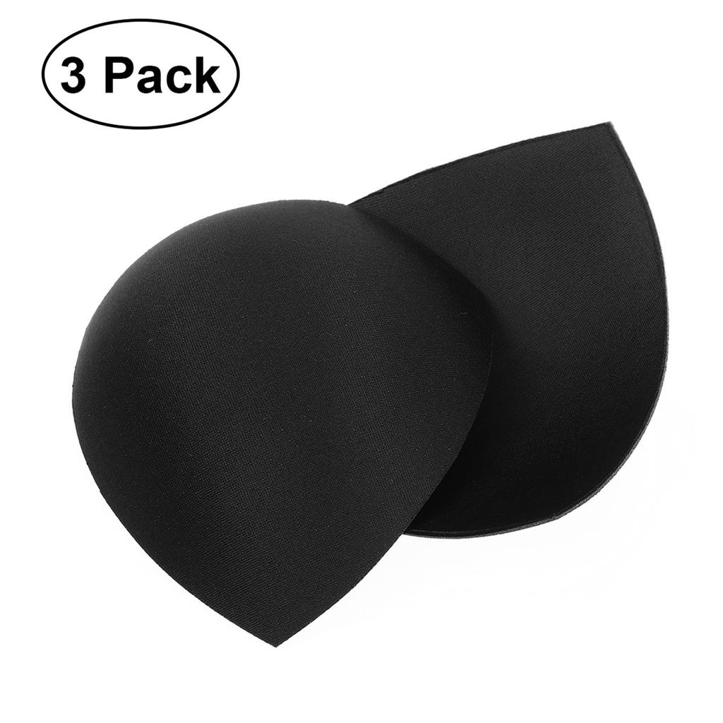 3 paia di inserti per reggiseno con coppe rimovibili da donna per costumi da bagno sportivi